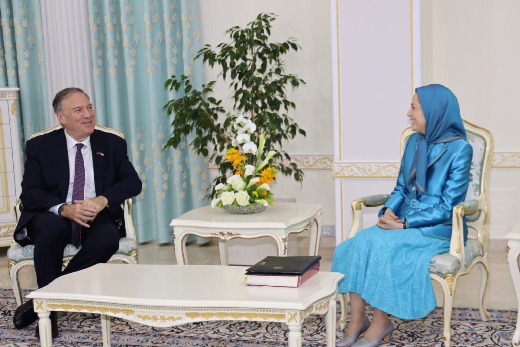 Former U.S. Secretary of State Michael Pompeo visits Ashraf 3, meets with Mrs. Maryam Rajavi
