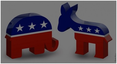 Democrat and Republican Symbols