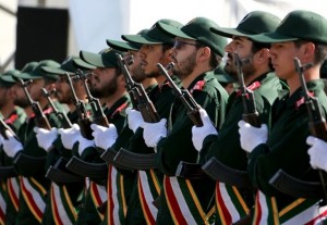 Iran Guards member