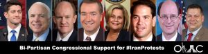 Bi-Partisan Congressional Support for Iran Protests