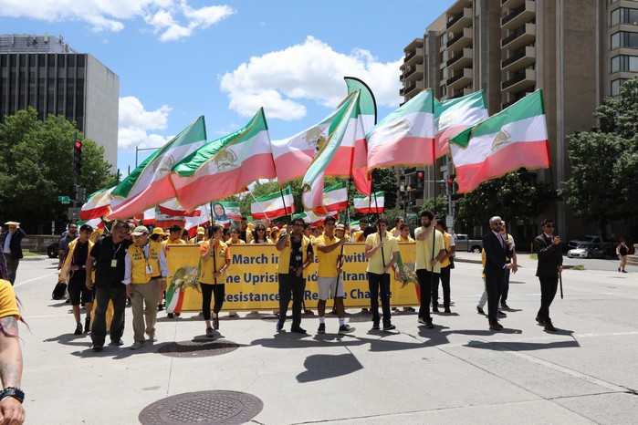 Solidarity March 2019 - Pennsylvania Ave. - Iranian American Communities Solidarity March with Iranian People - June 21, 2019 - Washington DC from DOS to the White House (2)