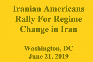 Iranian Americans Rally for Regime Change in Iran