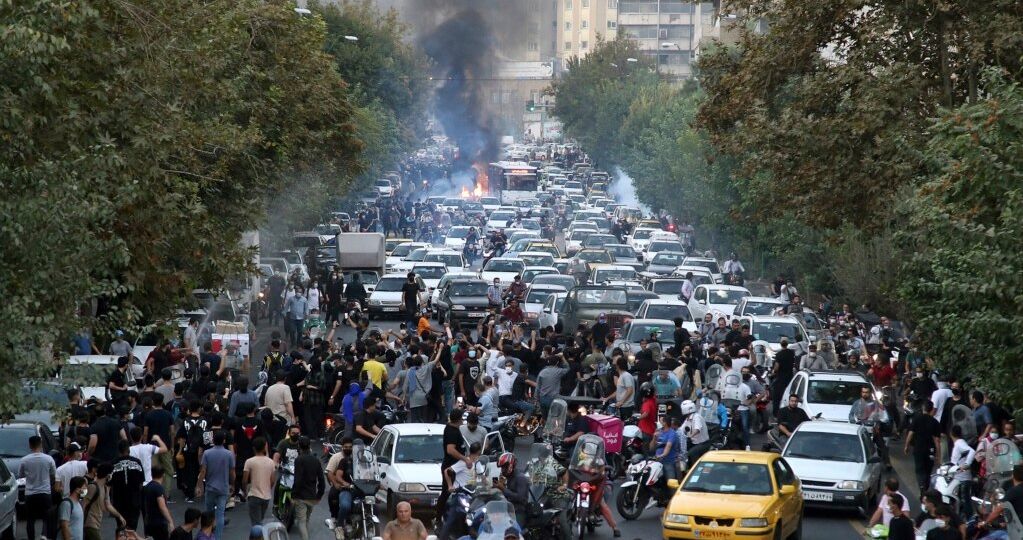 protest over the death of a woman (Demo)