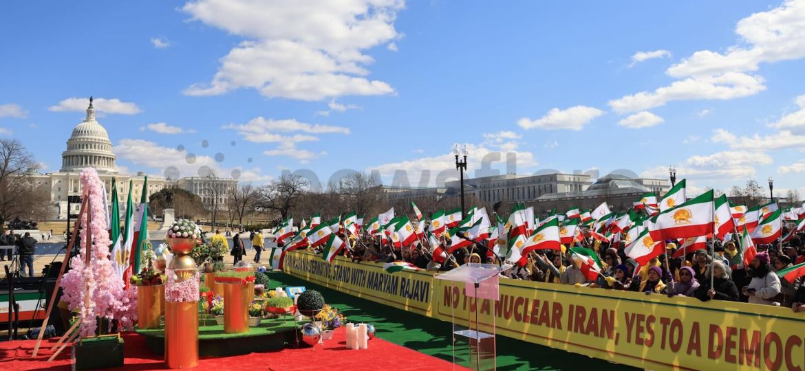 women's day rally for free Iran