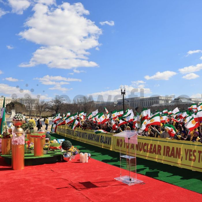 women's day rally for free Iran